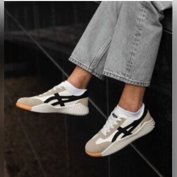 De Florance DF classic Sneakers in black/beige - M8.5/W9.5 - Picture 3 of 16